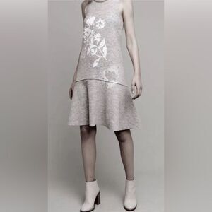 Anthropologie Afterlight Wool Dress Knitted & Knotted Size Medium EUC